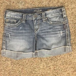 SILVER JEANS WOMENS MCKENZIE SHORTS